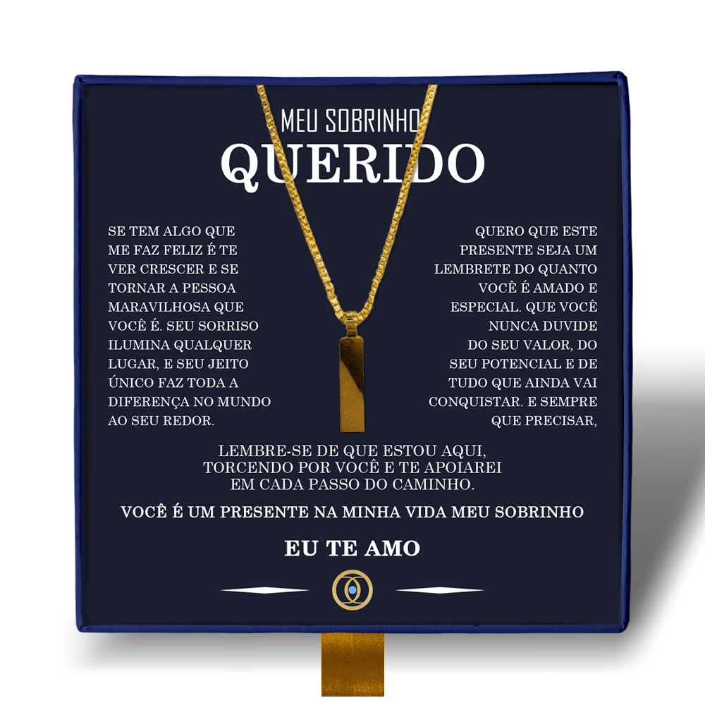 Meu Sobrinho - Colar Americano Banhado a Ouro 18k