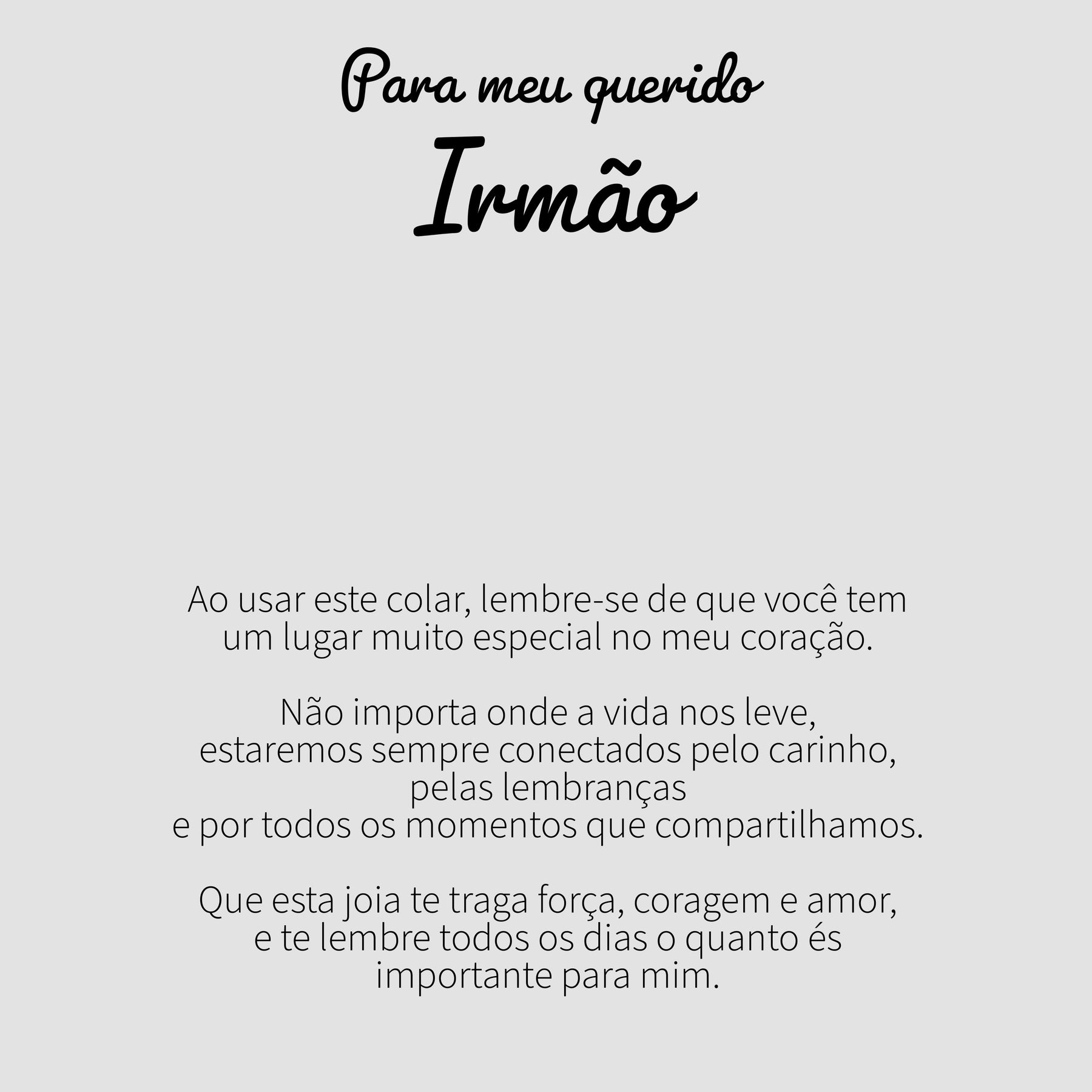 Carta Dedicatória