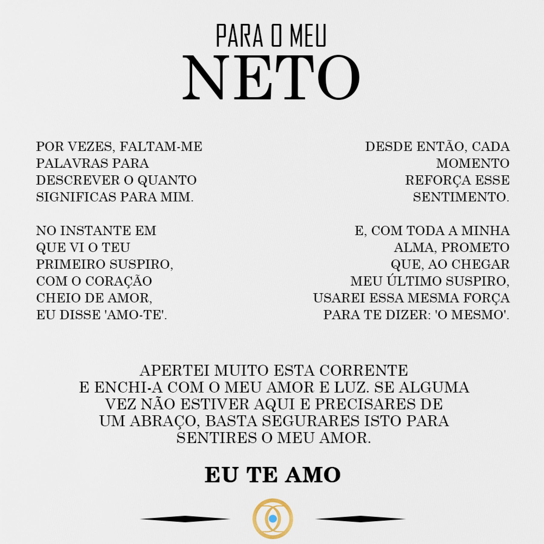 Carta Dedicatória