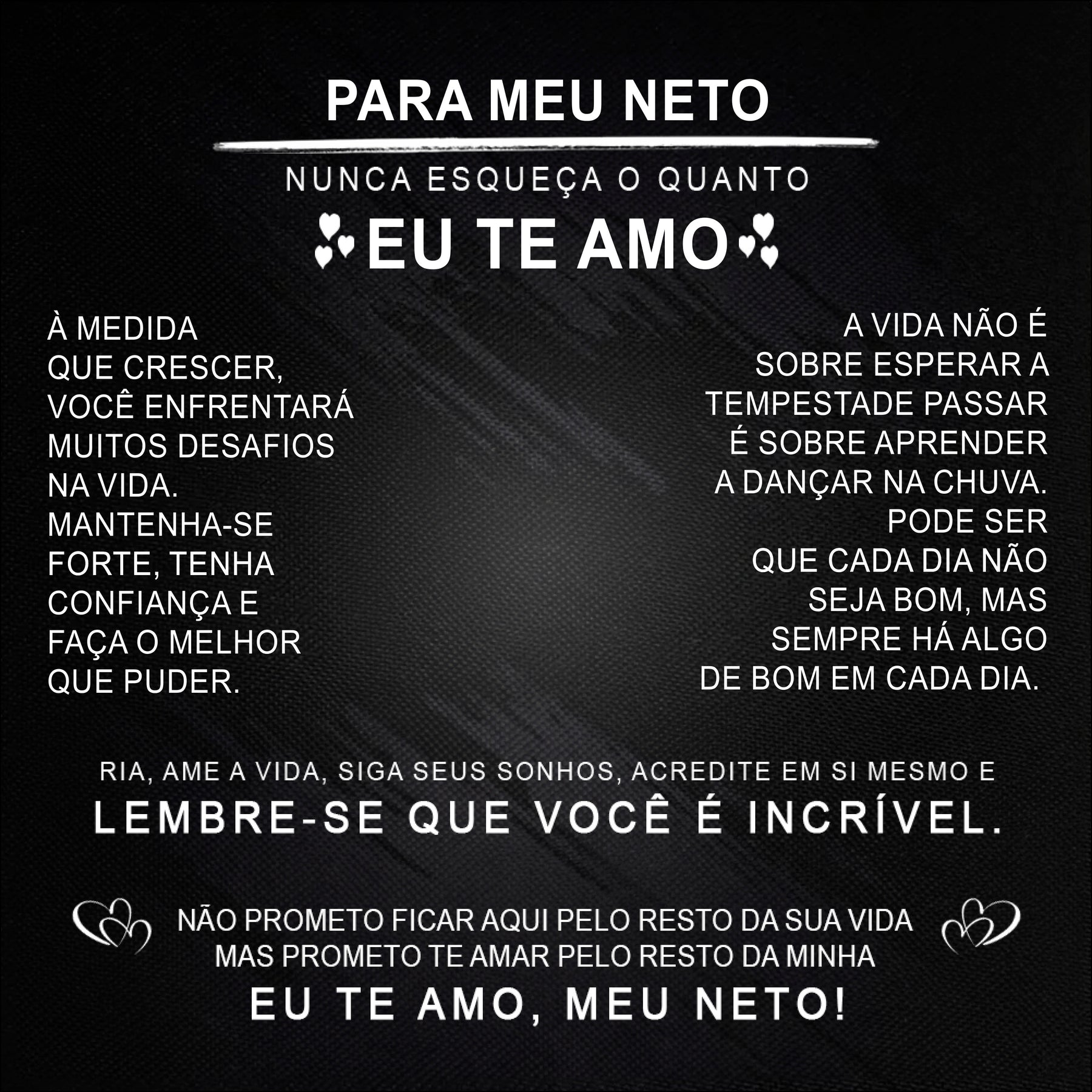 Carta Dedicatória