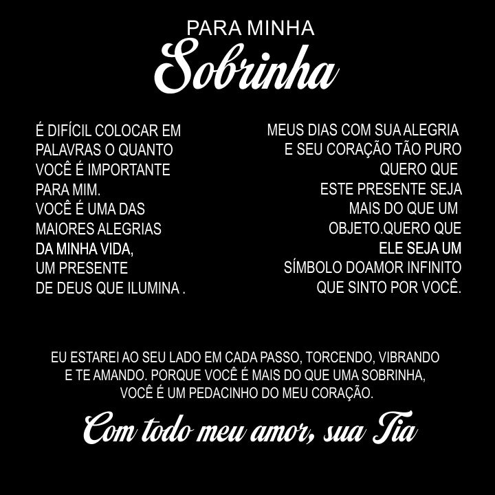 Carta Dedicatória