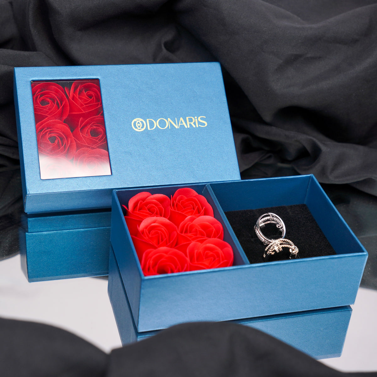Caixa Para Presente Rosa Eterna Donaris