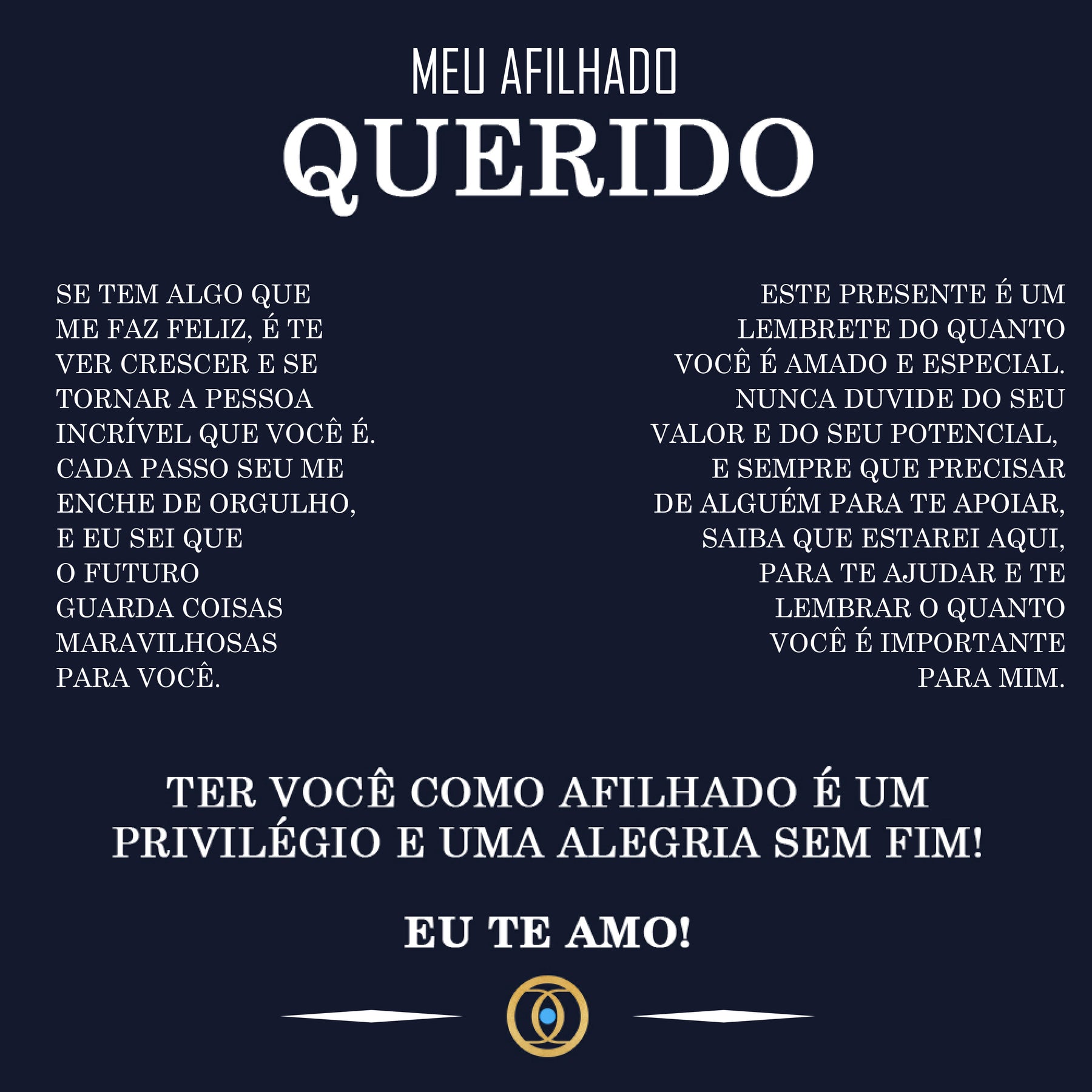 Carta Dedicatória