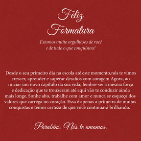 Carta Dedicatória