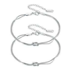 Pulseira Nó Infinito Banhado a Ouro 18k - Compre 1 - Leve 2