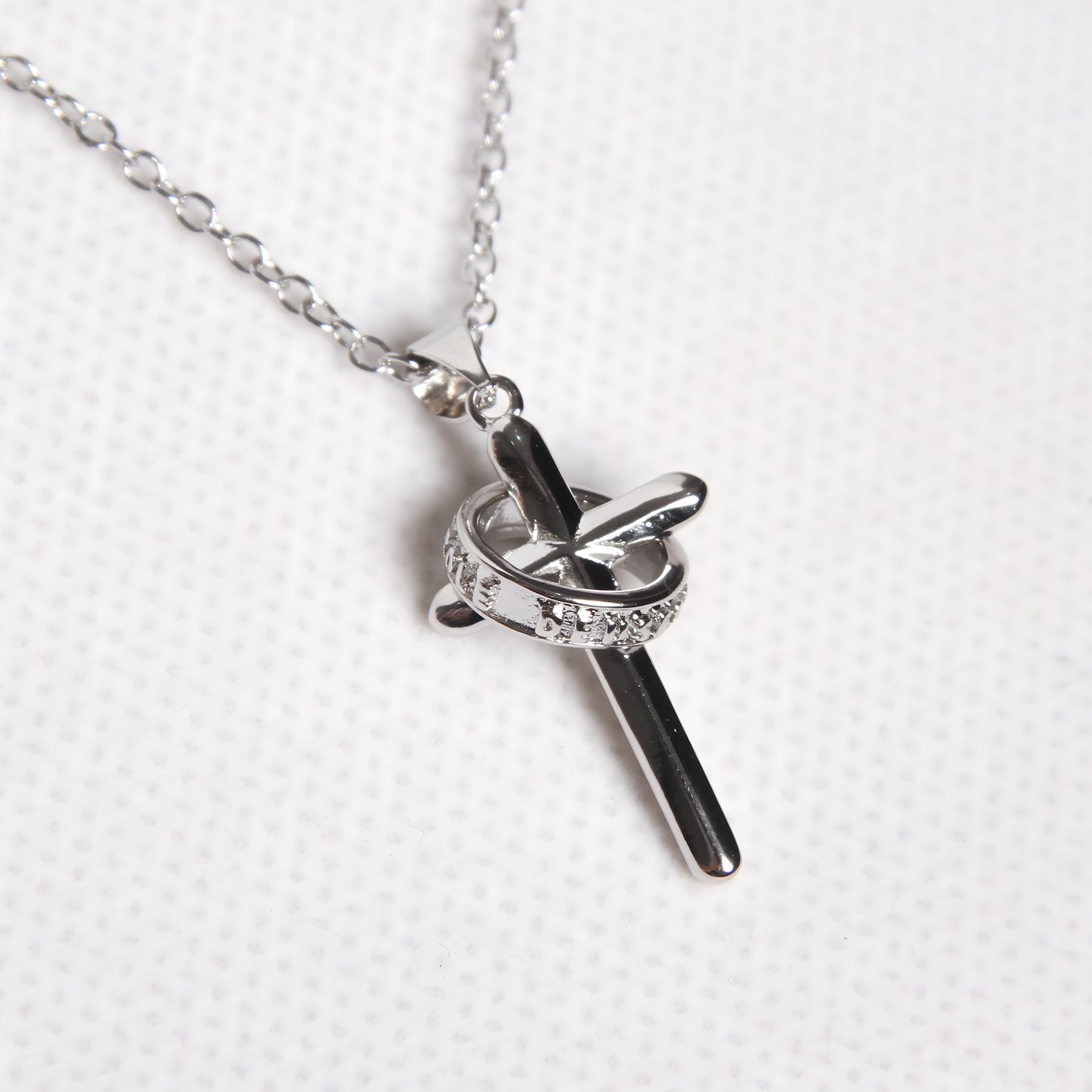 Para Meu Filho- Colar Cruz Antiansiedade Banhado a Ouro 18k